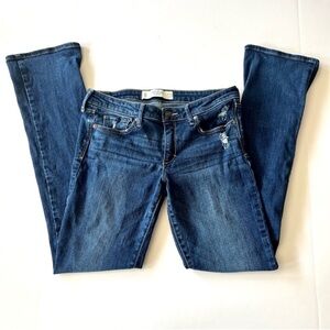 Abercrombie & Fitch Jeans Women's 8 Bootcut Dark Wash Distressed